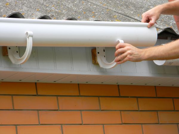 Half Round Gutter Installation in Portage