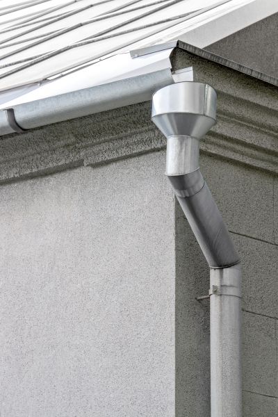 Galvanized Gutter Installation in Portage
