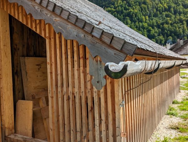Wood Gutter Repair in Portage