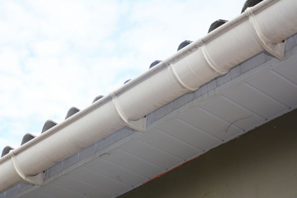 Plastic Gutter Installation in Portage